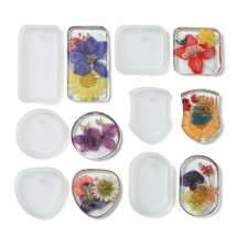 Набір Силіконові Форми, Молд для Рукоділля, 6 стилів, 41-66х34-42х8мм, (УТ100033080)