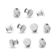 Основа для Брошки Латунь, Платина, 10х9мм, Пін 1мм, (УТ100033134)