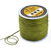 Шнур Нейлоновый Плетеный, Оливково-серый, 0.8мм, 90м/катушка (УТ100033152)