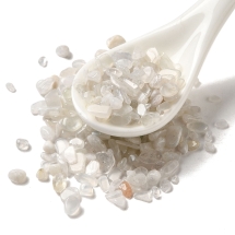 Натуральный Белый Лунный Камень Крошка, 2.5-9х2-4мм, без Отверстия, (УТ100032706)