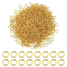 Колечки Одинарные Открытые, Железные, Золото, 5х0.7мм, Внутренний Диаметр 3.6мм, (УТ100033175)