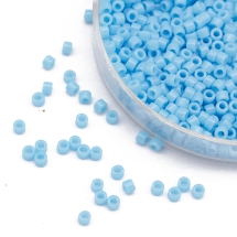Бисер Японский MIYUKI Delica DB0725 11/0, Opaque Turquoise Blue, 1000шт/5г, (УТ100032769)