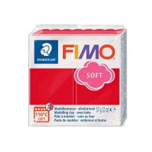 Полімерна Глина, FIMO Soft, Різдвяний Червоний №2Р (57г), (УТ100033363)