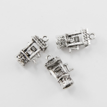 Кулон Колодец, Металл, Цвет: Античное Серебро, Размер: 22х13х8мм, Отверстие 2мм, (УТ000004069)