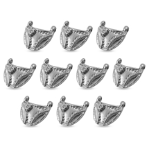 Коннектор Трусы Бижутерный сплав, 2 отверстия, Цвет: Античное Серебро, Размер: 17х17х4.5мм, Отверстие 1мм, (УТ000004132)