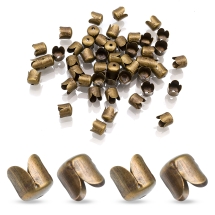 Конус Шапочки для Бусин, Железные, Цвет: Бронза, Размер: 6.5х7мм, Отверстие 1мм, (УТ000005911)