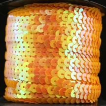 Лента с пайетками, АВ цвет, Цвет: Персиковый, Ширина 6мм, около 90м/катушка, (УТ000005978)