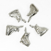 Кулон Коньки, Металл, Цвет: Платина, Размер: 15х9х4мм, Отверстие 1.5мм, (УТ000006156)