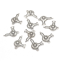 Кулон Фен, Металл, Цвет: Античное Серебро, Размер: 27х20х5мм, Отверстие 1.5мм, (УТ000006202)