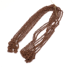 Цепь Железная Якорное Плетение Разъемная, Медный Цвет, 5х1мм, (УТ000006534)