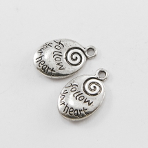 Кулон Овальный, Металл, Цвет: Античное Серебро, Размер: 20х13х3мм, Отверстие 2мм, (УТ000006649)