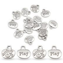 Кулон Овальный, Металл, Цвет: Античное Серебро, Размер: 13х13х3мм, Отверстие 2мм, (УТ000006656)