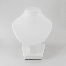 Бюст Искусственная Кожа, Белый, Размер: Высота 11 см, Ширина 10 см, Толщина 6.5 см, (УТ000006384)