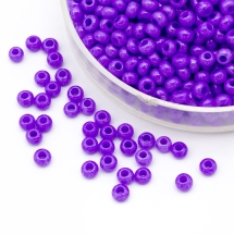 Бісер 16128 Чеський Preciosa 10/0, Природний Непрозорий NO, Бузковий, Круглий, (УТ0001835)