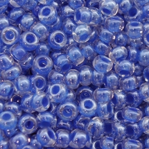 Бисер 38836 Чешский Preciosa 10/0, Прозрачный Окраска из Середины CTC, Синий, Круглый, (УТ0001848)