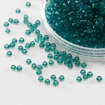 Бисер 50710 Чешский Preciosa 10/0, Прозрачный NT, Зеленый, Круглый, (УТ0001857)