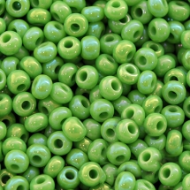 Бисер 54230 Чешский Preciosa 10/0, Непрозрачный Радужный OL, Зеленый, Круглый, (УТ0001874)