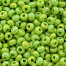 Бисер 54310 Чешский Preciosa 10/0, Непрозрачный Радужный OL, Зеленый, Круглый, (УТ0001888)