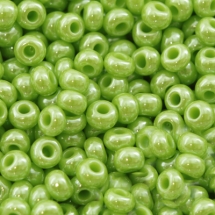 Бисер 58310 Чешский Preciosa 10/0, Непрозрачный блестящий OS, Зеленый, Круглый, (УТ0001890)
