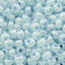 Бисер 37132 Чешский Preciosa 10/0, Алебастр AL, Голубой, Круглый, (УТ0001909)