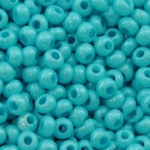 Бисер 16158 Чешский Preciosa 10/0, Солгель Окрашенный SDC, Бирюзовый, Круглый, (УТ0001914)