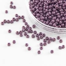 Бісер 23020 Чеський Preciosa 10/0, Природний Непрозорий NO, Фіолетовий, Круглий, (УТ0001925)