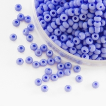 Бисер 33020 Чешский Preciosa 10/0, Естественный Непрозрачный NO, Голубой, Круглый, (УТ0001927)