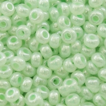 Бісер 38152 Чеський Preciosa 10/0, Прозорий Забарвлення з Середини CTC, Салатовий, Круглий, (УТ0001933)