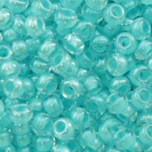 Бісер 38155 Чеський Preciosa 10/0, Прозорий Забарвлення з Середини CTC, Аквамарин, Круглий, (УТ0001934)