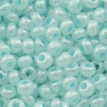 Бисер 38153 Чешский Preciosa 10/0, Прозрачный Окраска из Середины CTC, Голубой, Круглый, (УТ0001935)