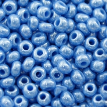 Бисер 68050 Чешский Preciosa 10/0, Непрозрачный блестящий OS, Голубой, Круглый, (УТ0001943)