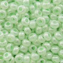 Бисер 37152 Чешский Preciosa 10/0, Алебастр AL, Салатовый, Круглый, (УТ0001959)
