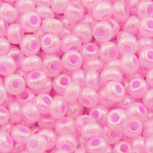 Бисер 37175 Чешский Preciosa 10/0, Алебастр AL, Розовый, Круглый, (УТ0001960)