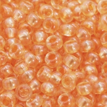 Бісер 38992 Чеський Preciosa 10/0, Прозорий Забарвлення з Середини CTC, Помаранчевий, Круглий, (УТ0002343)