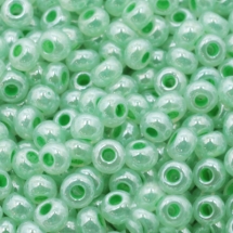 Бисер 37156 Чешский Preciosa 10/0, Алебастр AL, Зеленый, Круглый, (УТ0002349)