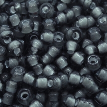 Бисер 45016 Чешский Preciosa 10/0, Прозрачный Окраска из Середины CTC, Серый, Круглый, (УТ0002355)
