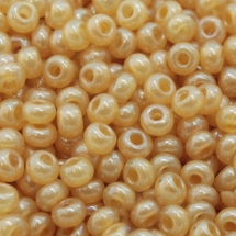 Бисер 47115 Чешский Preciosa 10/0, Жемчужный S, Оранжевый, Круглый, (УТ0002357)