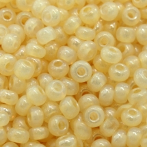 Бисер 47113 Чешский Preciosa 10/0, Жемчужный S, Желтый, Круглый, (УТ0002360)