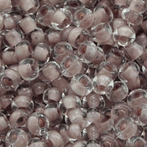 Бисер 38317 Чешский Preciosa 10/0, Прозрачный Окраска из Середины CTC, Коричневый, Круглый, (УТ0002457)