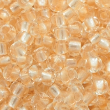 Бисер 38292 Чешский Preciosa 10/0, Прозрачный Окраска из Середины CTC, Персиковый, Круглый, (УТ0002458)