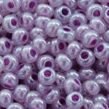 Бісер 37328 Чеський Preciosa 10/0, Алебастр AL, Фіолетовий, Круглий, (УТ0002469)