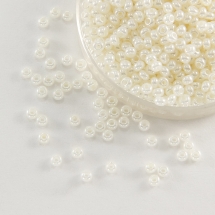 Бисер 57206 Чешский Preciosa 10/0, Жемчужный S, Слоновая Кость, Круглый, (УТ0002473)