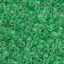 Бисер 38356 Чешский Preciosa 10/0, Матовый Окраска из Середины CTCM, Зеленый, Круглый, (УТ0002478)