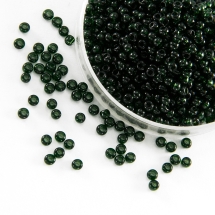Бисер 50290 Чешский Preciosa 10/0, Прозрачный NT, Зеленый, Круглый, (УТ0002481)