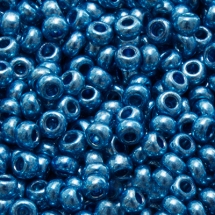 Бисер 18336 Чешский Preciosa 10/0, Солгель Металлик CSM, Синий, Круглый, (УТ0003160)