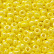 Бисер 88110 Чешский Preciosa 10/0, Непрозрачный блестящий OS, Желтый, Круглый, (УТ0003165)