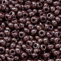 Бисер 18600 Чешский Preciosa 10/0, Непрозрачный Радужный OL, Коричневый, Круглый, (УТ0003168)