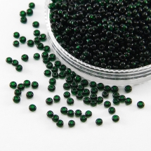 Бисер 50150 Чешский Preciosa 10/0, Прозрачный NT, Зеленый, Круглый, (УТ0003169)