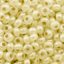 Бисер 37386 Чешский Preciosa 10/0, Алебастр AL, Желтый, Круглый, (УТ0003174)