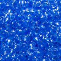 Бисер 38936 Чешский Preciosa 10/0, Прозрачный Окраска из Середины CTC, Синий, Круглый, (УТ0003213)